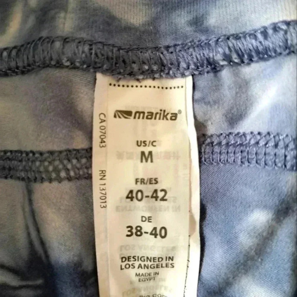 Marika Blue Leggings High Waist Performance - Picture 6 of 9